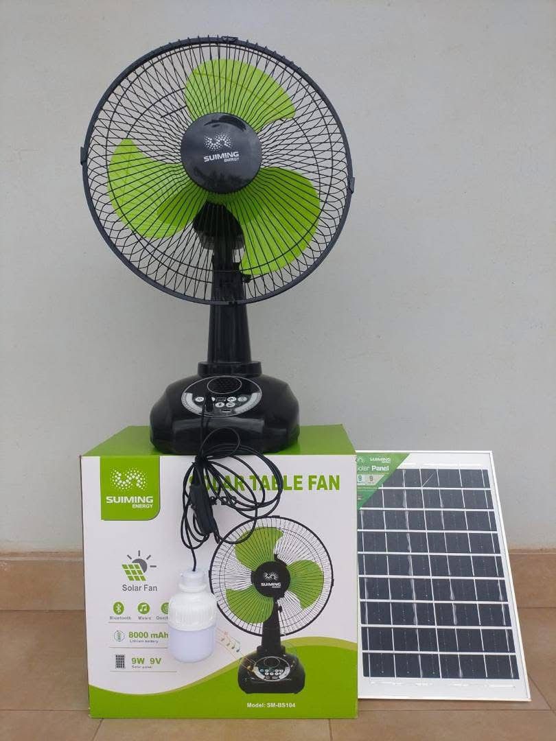 Solar Rechargeable Fan