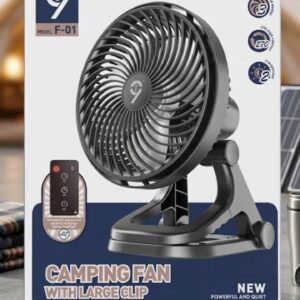Rechargeable Fan with Solar Panel